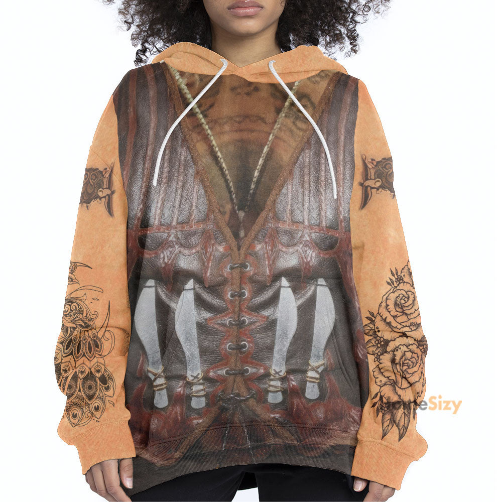 Custom Cosplay Costume Danny Trejo Zip Hoodie Sweatshirt QT302506Hg