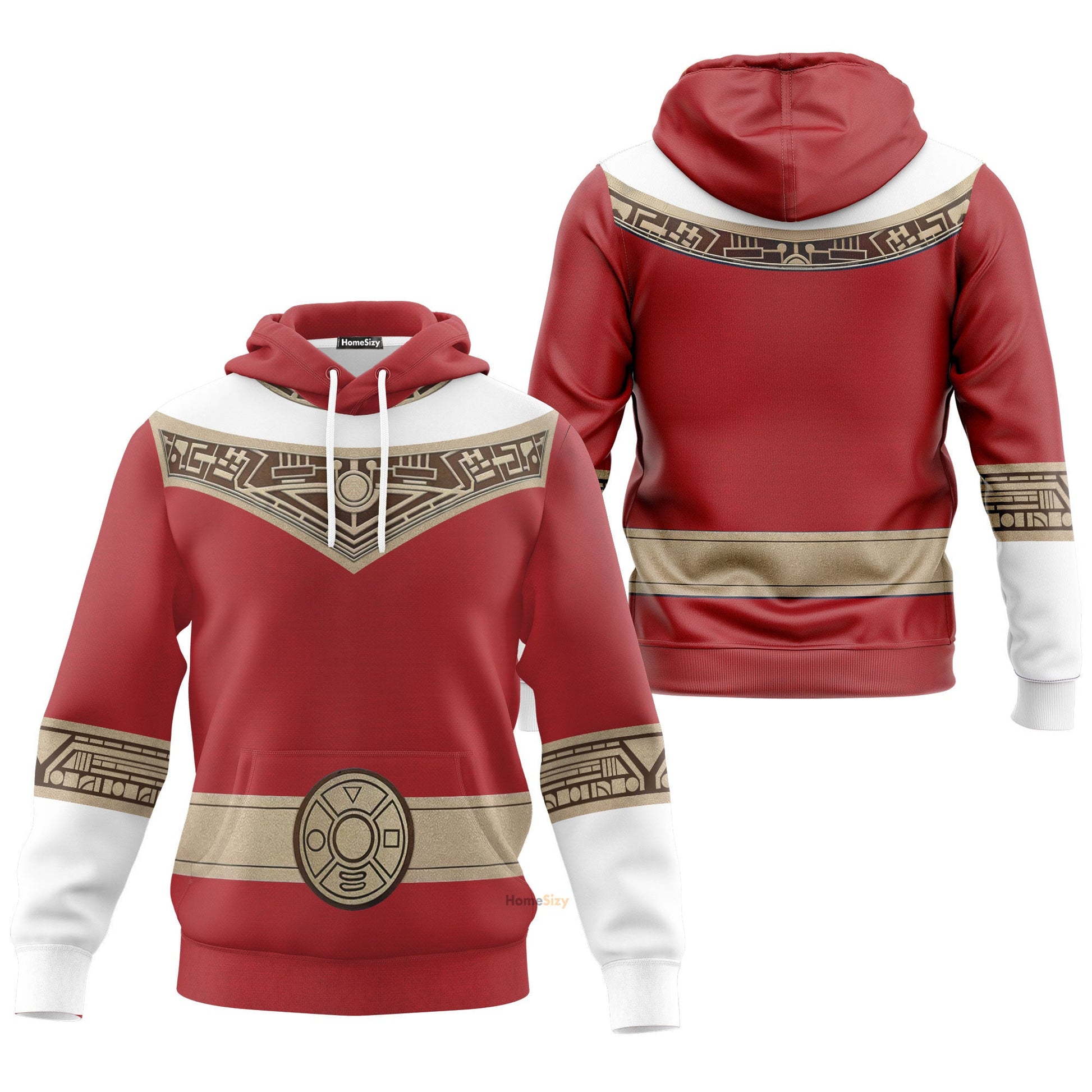 Power Rangers Zeo Red - Cosplay Costume Hoodie QT309032
