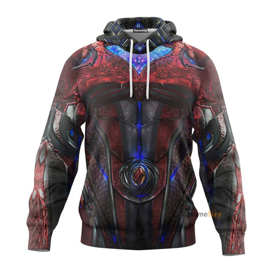 Red Power Ranger 2017 Custom Cosplay Costume Hoodie QT205181Hf