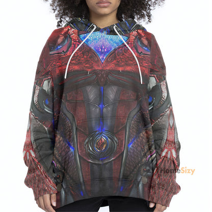 Red Power Ranger 2017 Custom Cosplay Costume Hoodie QT205181Hf