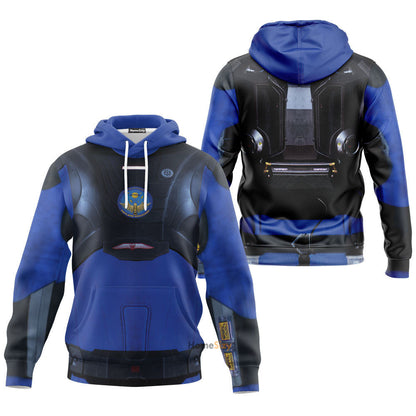Prometheus Space Suit Custom Cosplay Costume Hoodie QT205302Hf