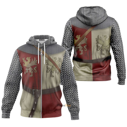 Hoodie Custom Cosplay Costume Polish Knight QT204282Hf