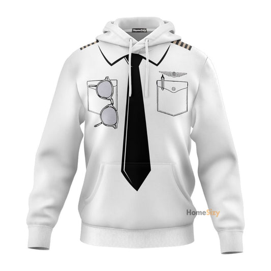 Uniform Of Pilot T-shirt - Custom Cosplay Costume Hoodie QT210658Hf