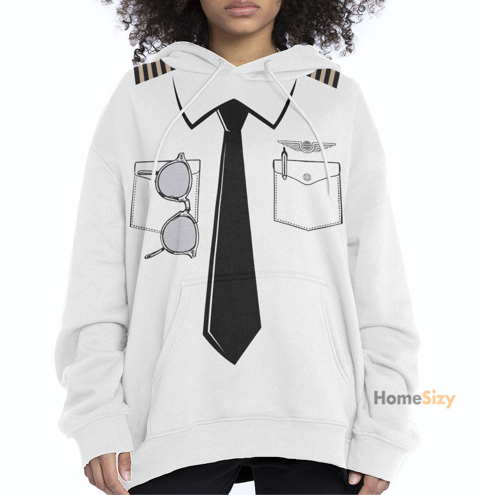 Uniform Of Pilot T-shirt - Custom Cosplay Costume Hoodie QT210658Hf
