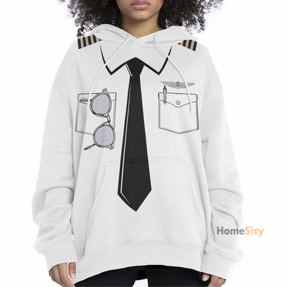 Uniform Of Pilot T-shirt - Custom Cosplay Costume Hoodie QT210658Hf