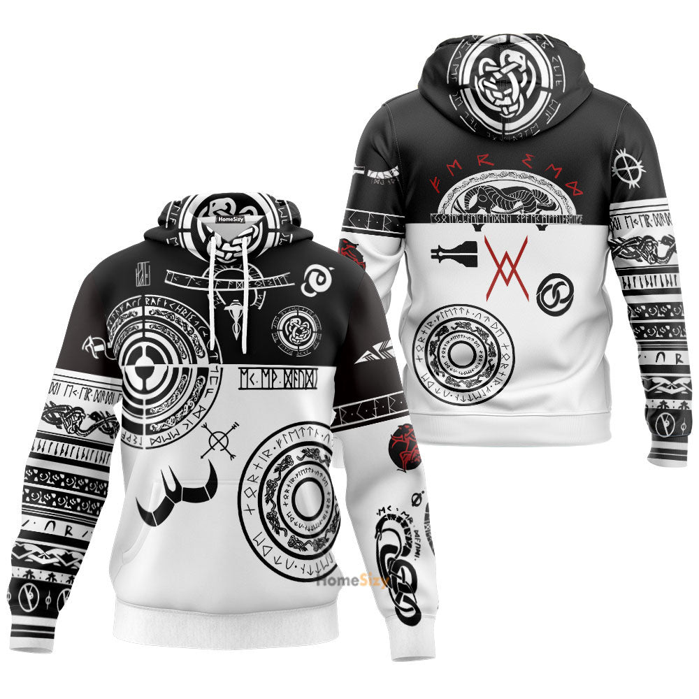 Baldur Tattoo Art Hoodie QT301025Hf