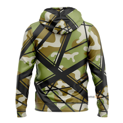 Camo Frankenstrat Strings Custom Cosplay Costume Hoodie QT210194Hg