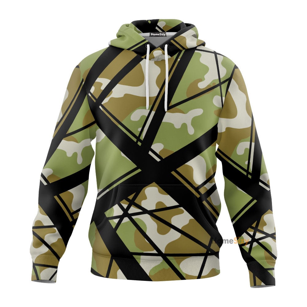 Camo Frankenstrat Strings Custom Cosplay Costume Hoodie QT210194Hg