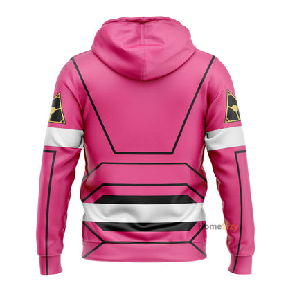 Power Rangers TurZK Pink Ranger Custom Cosplay Costume Hoodie QT207274Hg