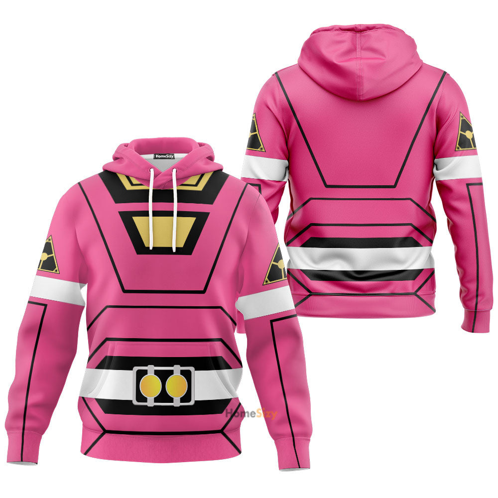 Power Rangers TurZK Pink Ranger Custom Cosplay Costume Hoodie QT207274Hg