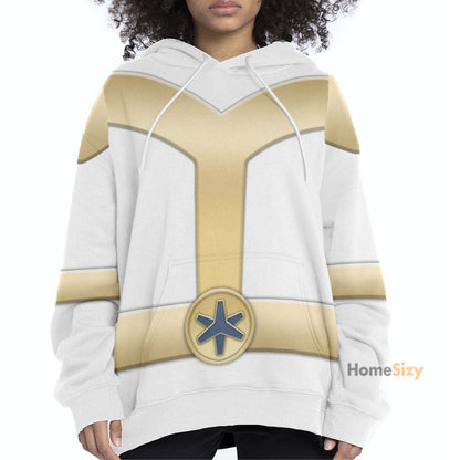 Power Rangers Lightspeed Rescue Titanium Ranger Custom Cosplay Costume Hoodie QT210520Hg
