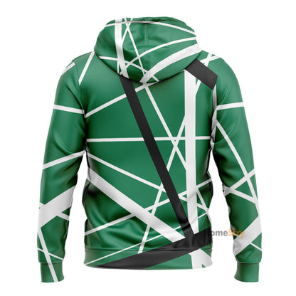 Green Frankenstrat Strings Custom Cosplay Costume Hoodie QT302496Hf