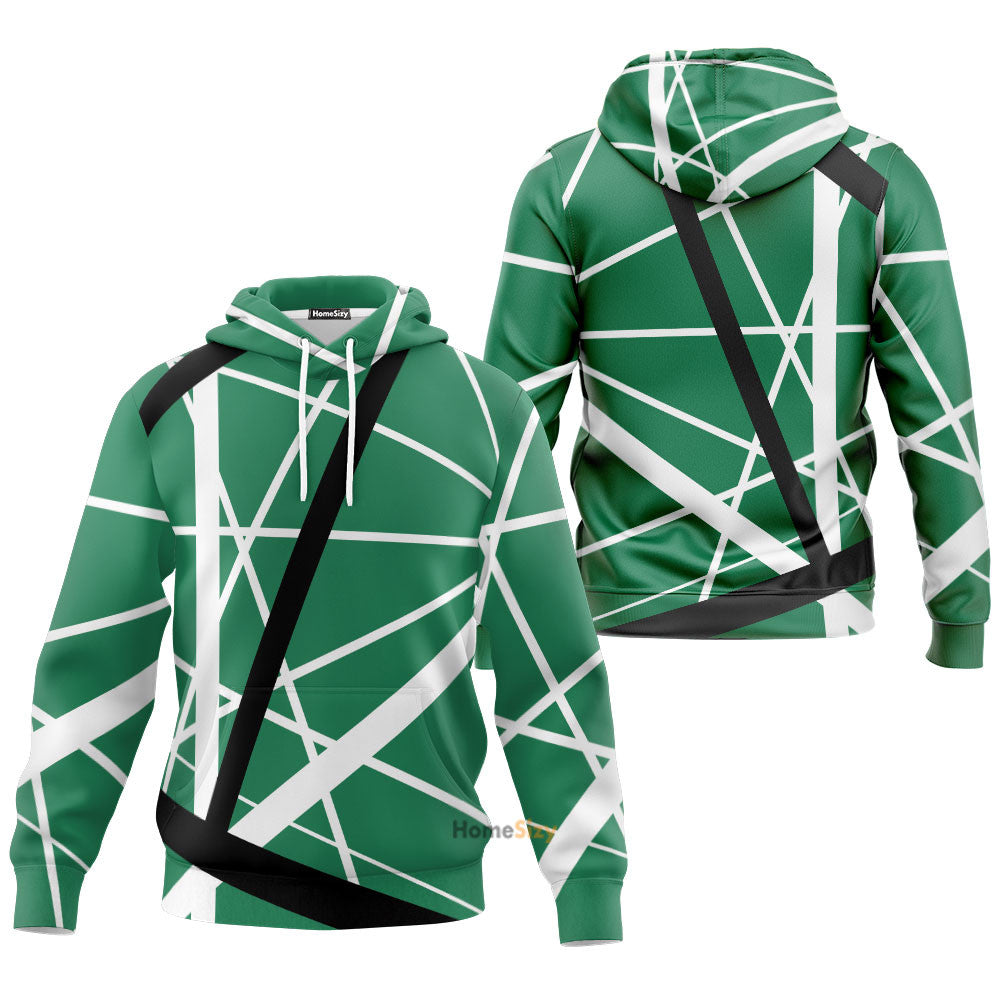 Green Frankenstrat Strings Custom Cosplay Costume Hoodie QT302496Hf