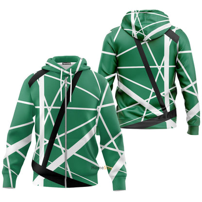 Green Frankenstrat Strings Custom Cosplay Costume Hoodie QT302496Hf