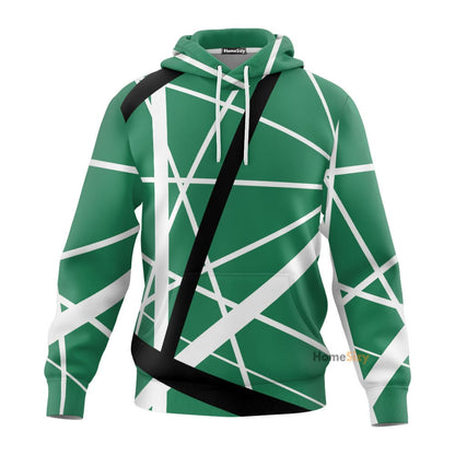 Green Frankenstrat Strings Custom Cosplay Costume Hoodie QT302496Hf