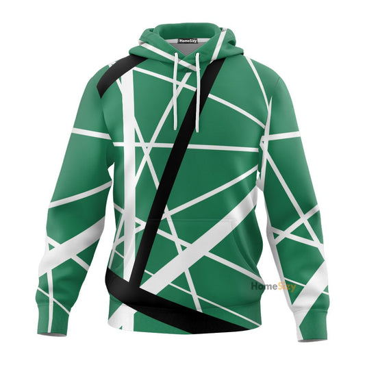 Green Frankenstrat Strings Custom Cosplay Costume Hoodie QT302496Hf