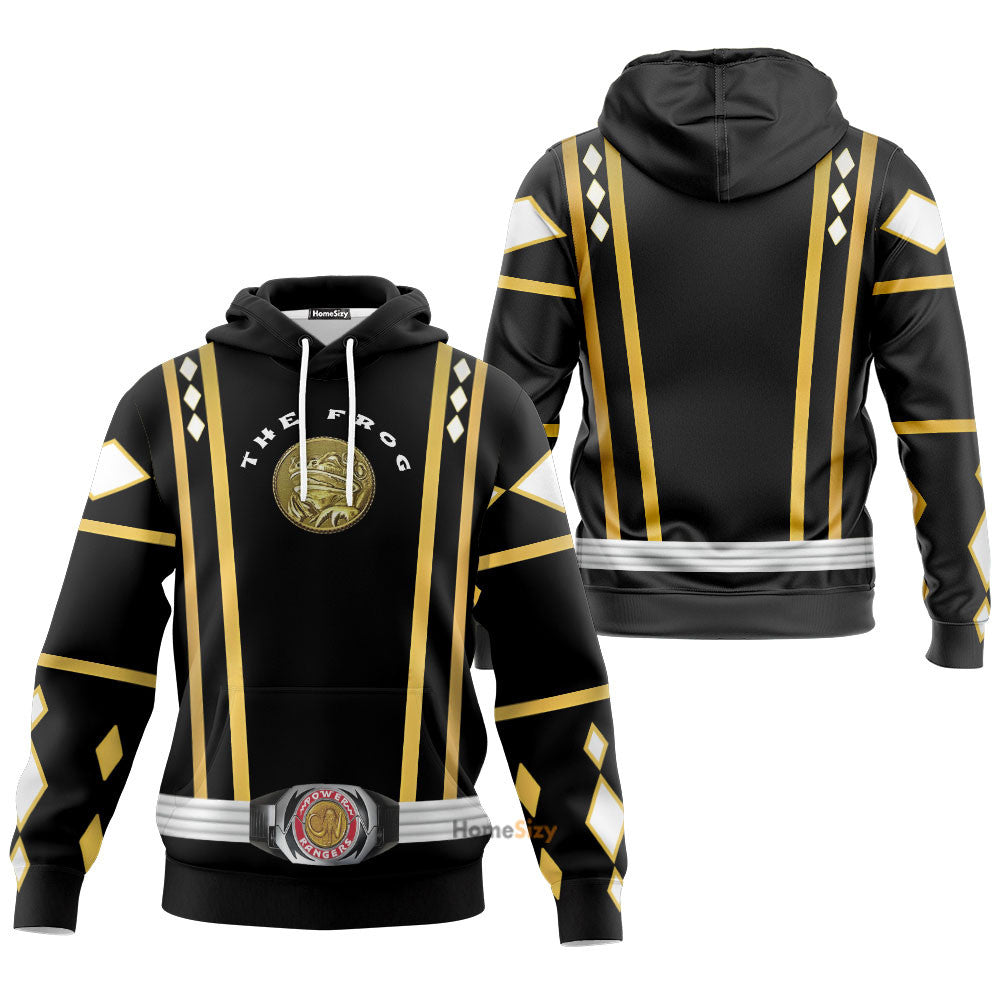 MMPR Ninjetti Upgrade Version ZKack Frog Custom Cosplay Costume Hoodie QT208663Hf
