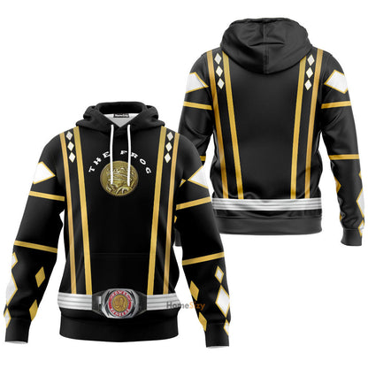 MMPR Ninjetti Upgrade Version ZKack Frog Custom Cosplay Costume Hoodie QT208663Hf