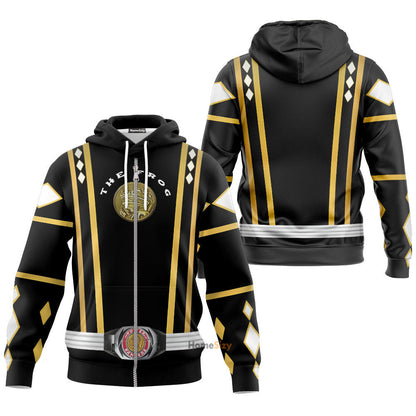 MMPR Ninjetti Upgrade Version ZKack Frog Custom Cosplay Costume Hoodie QT208663Hf