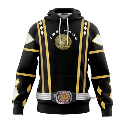 MMPR Ninjetti Upgrade Version ZKack Frog Custom Cosplay Costume Hoodie QT208663Hf