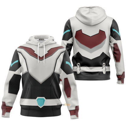 Voltron Legendary Defender Keith Kogane Armor Cosplay Costume Tshirt Hoodie QT210471Hc