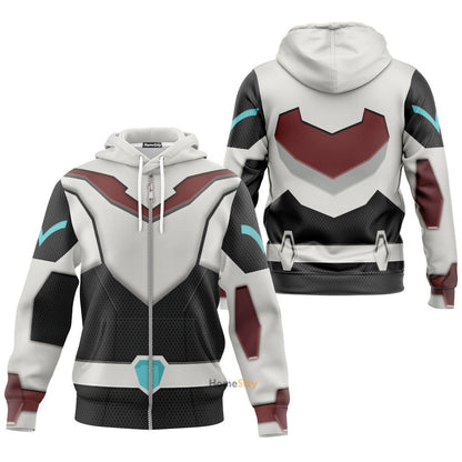 Voltron Legendary Defender Keith Kogane Armor Cosplay Costume Tshirt Hoodie QT210471Hc