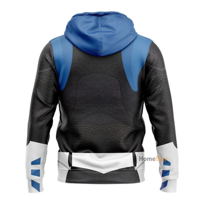 Psycho Rangers ZKue Custom Cosplay Costume Hoodie QT301322Hg