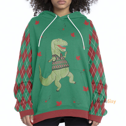 Dinosaur Ugly Sweater Custom Hoodie QT207071Hc