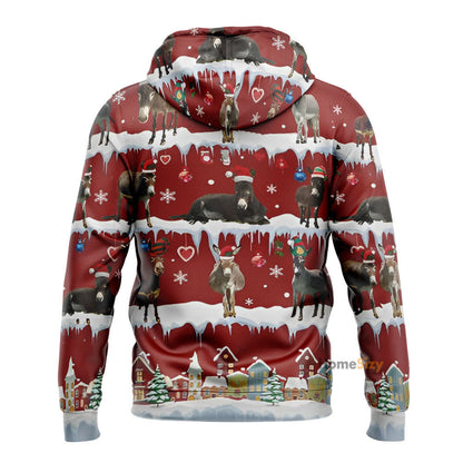 Donkey Christmas - Custom Hoodie QT211207