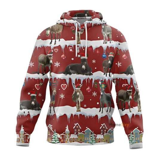 Donkey Christmas - Custom Hoodie QT211207