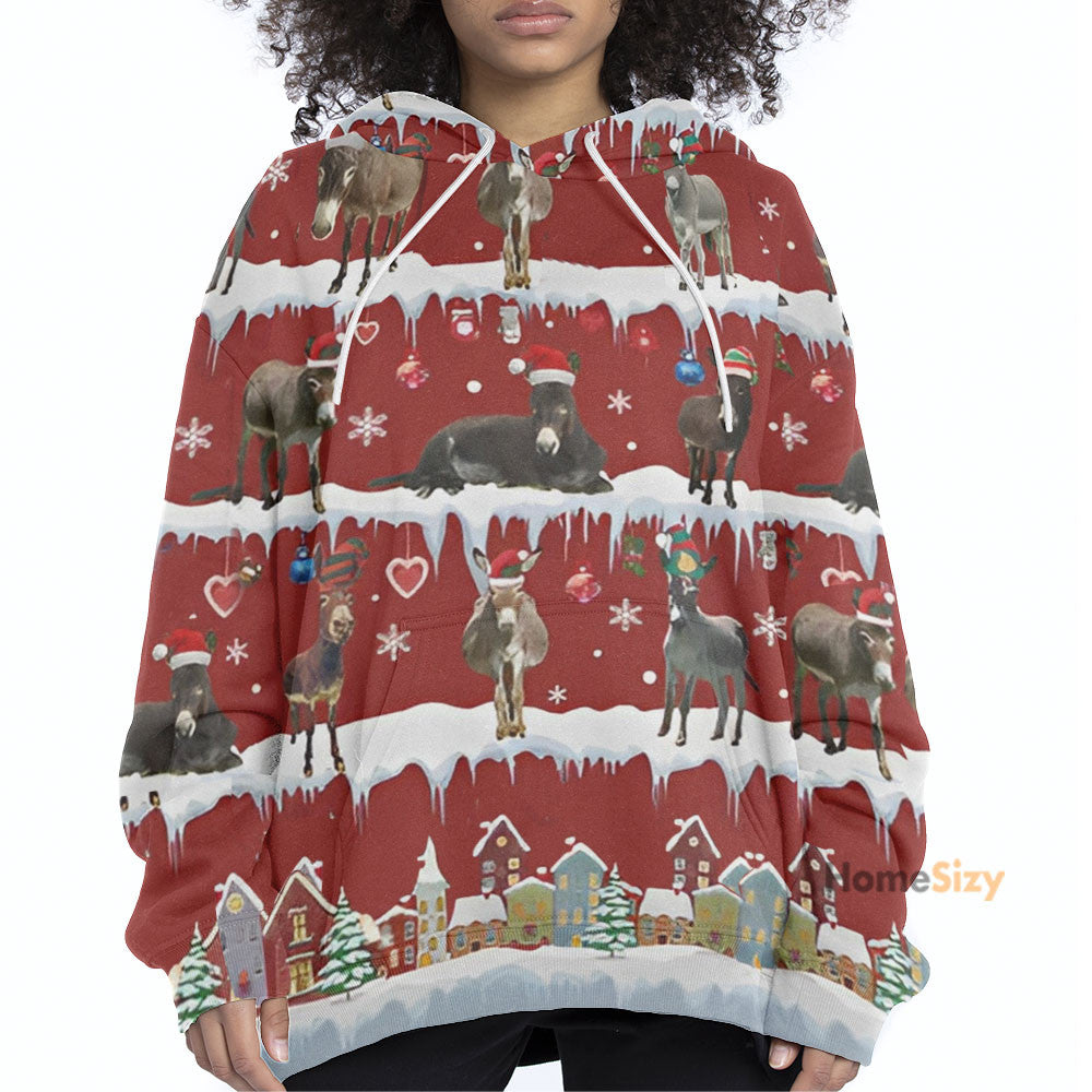Donkey Christmas - Custom Hoodie QT211207