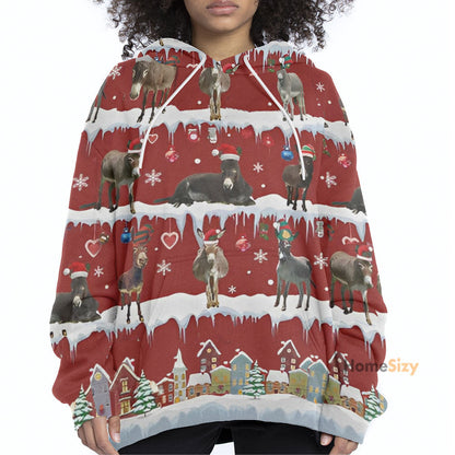 Donkey Christmas - Custom Hoodie QT211207