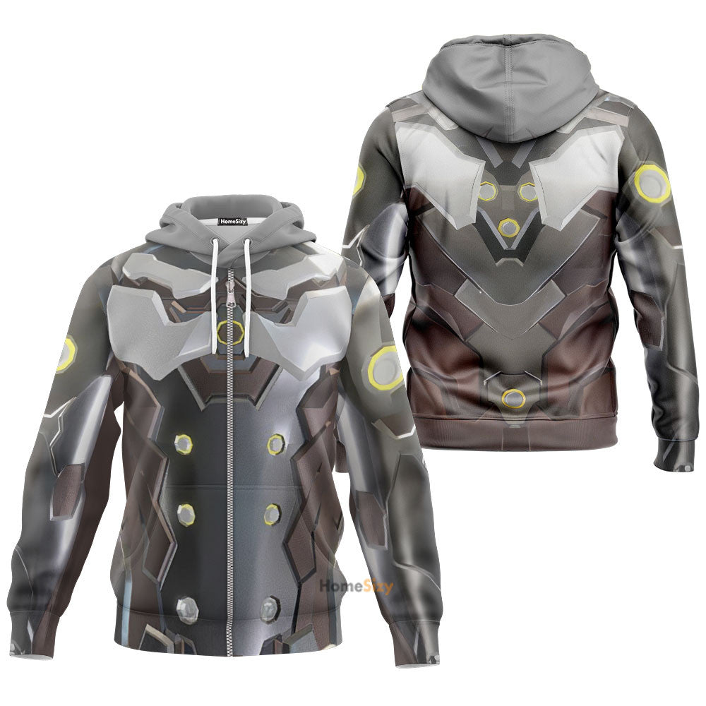 Genji Overwatch Custom Cosplay Costume Hoodie QT209448Hf