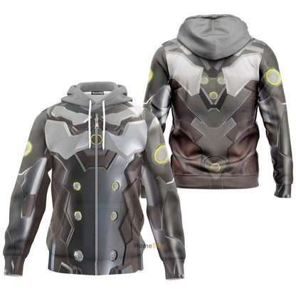 Genji Overwatch Custom Cosplay Costume Hoodie QT209448Hf
