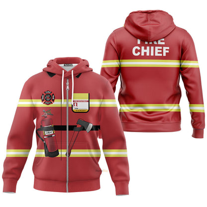 Firefighter Suit Custom Cosplay Costume - Hoodies QT308546