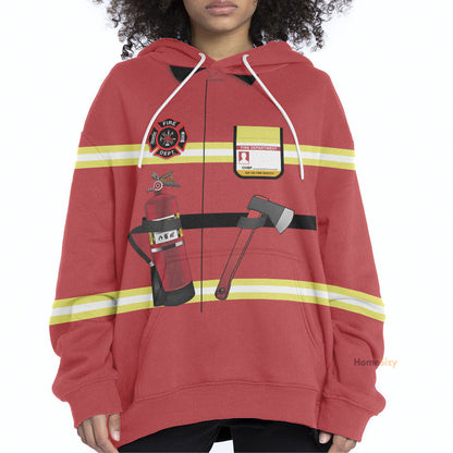 Firefighter Suit Custom Cosplay Costume - Hoodies QT308546