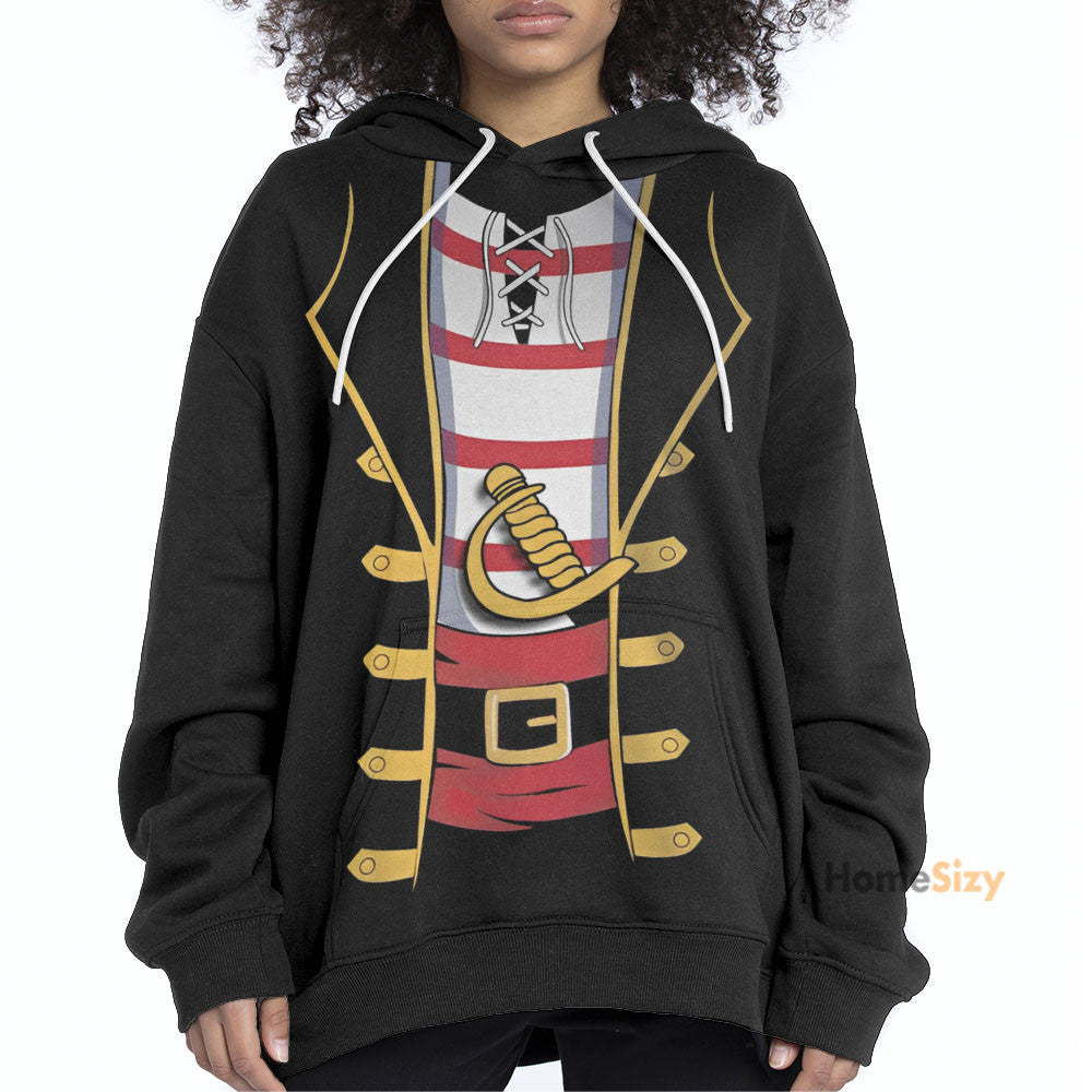 Funny Men's Pirate Custom Cosplay Costume T-shirt - Hoodies QT210706Hf