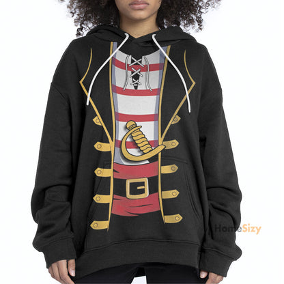 Funny Men's Pirate Custom Cosplay Costume T-shirt - Hoodies QT210706Hf