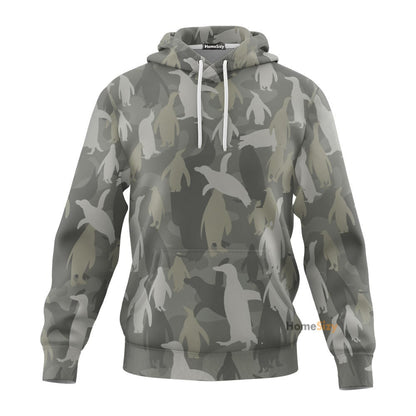  Penguins Camo Custom Tshirt Hoodie QT301139Tf