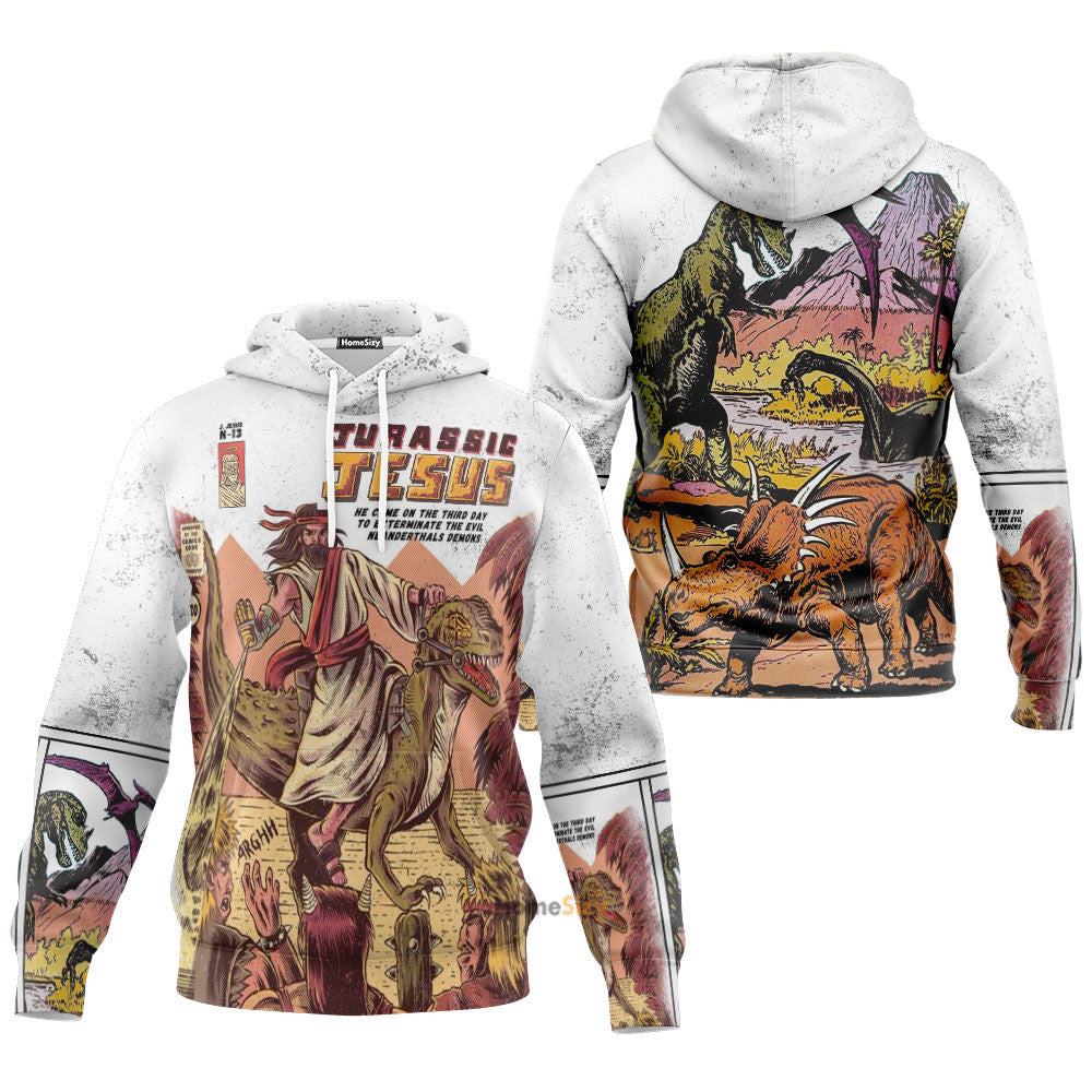 Jurrasic Jesus - Custom Hoodie QT302177