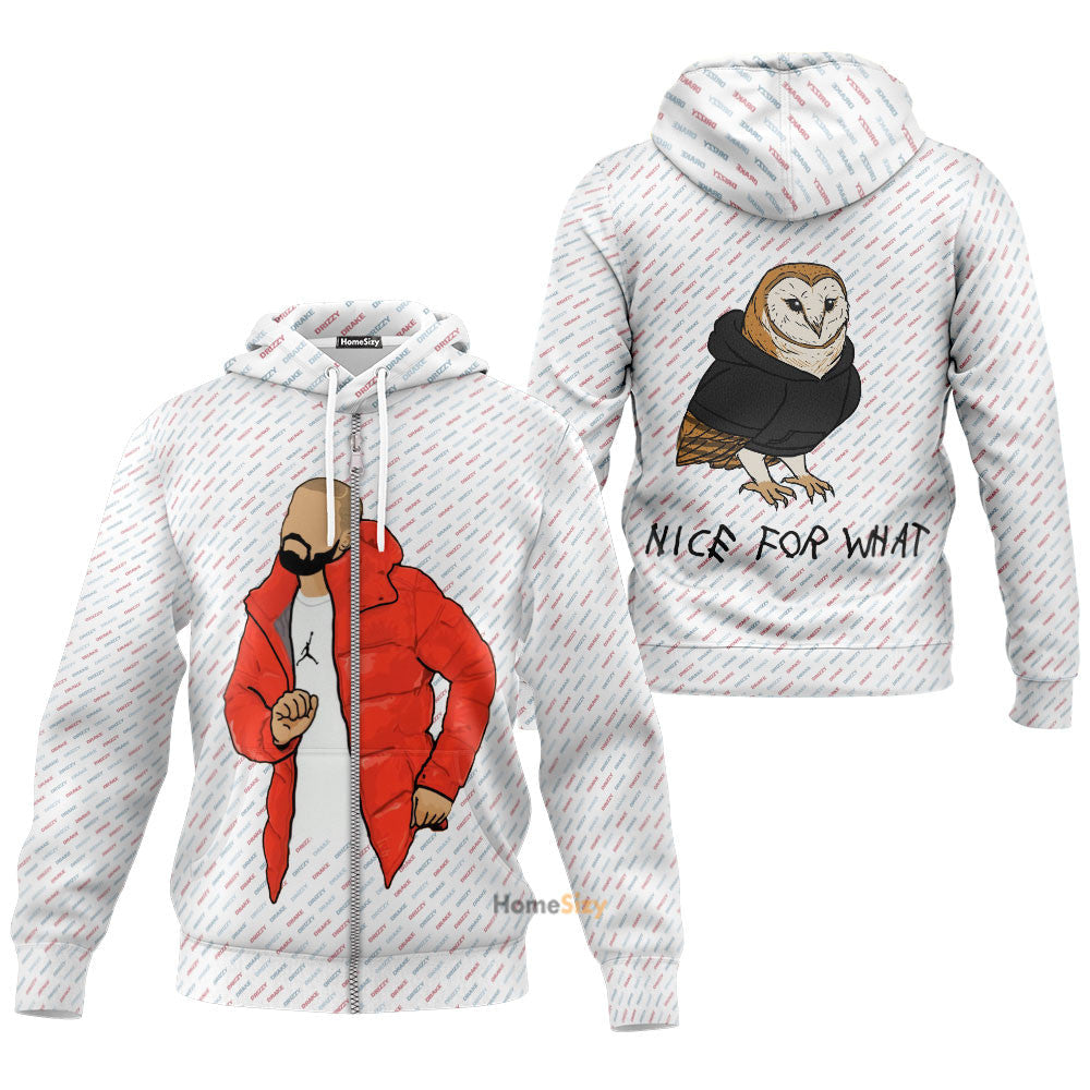 Drizzy Drake OVO Owl Custom Hoodie QT207077Hf