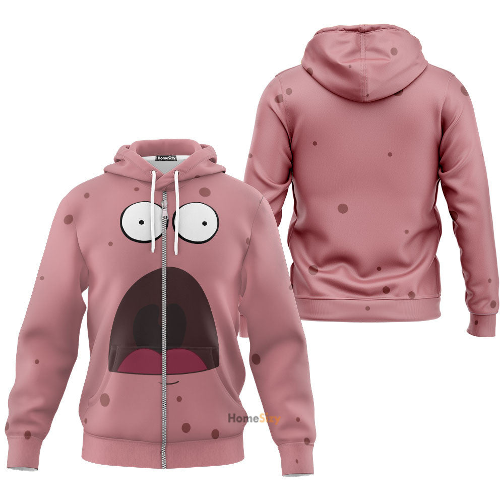 Patrick Star Cosplay Costume - Hoodie QT305175Hf
