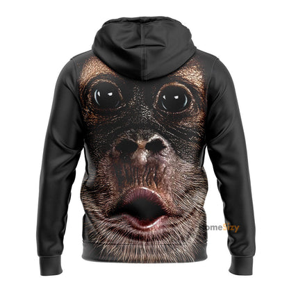 monkey Custom Cosplay Costume Zip Hoodie Sweatshirt QT209397Hc