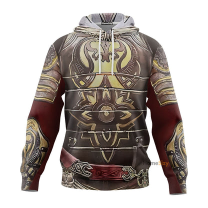 King Theoden Custom Cosplay Costume Zip Hoodie Sweatshirt QT301082Hf