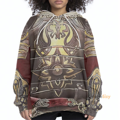 King Theoden Custom Cosplay Costume Zip Hoodie Sweatshirt QT301082Hf