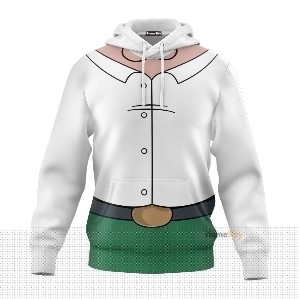 Family Guy Peter Custom Cosplay Costume Zip Hoodie Sweatshirt QT209212Tf