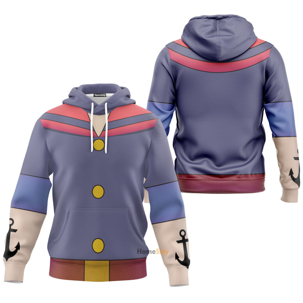 Popeye Custom Cosplay Costume Hoodie QT210598Hf