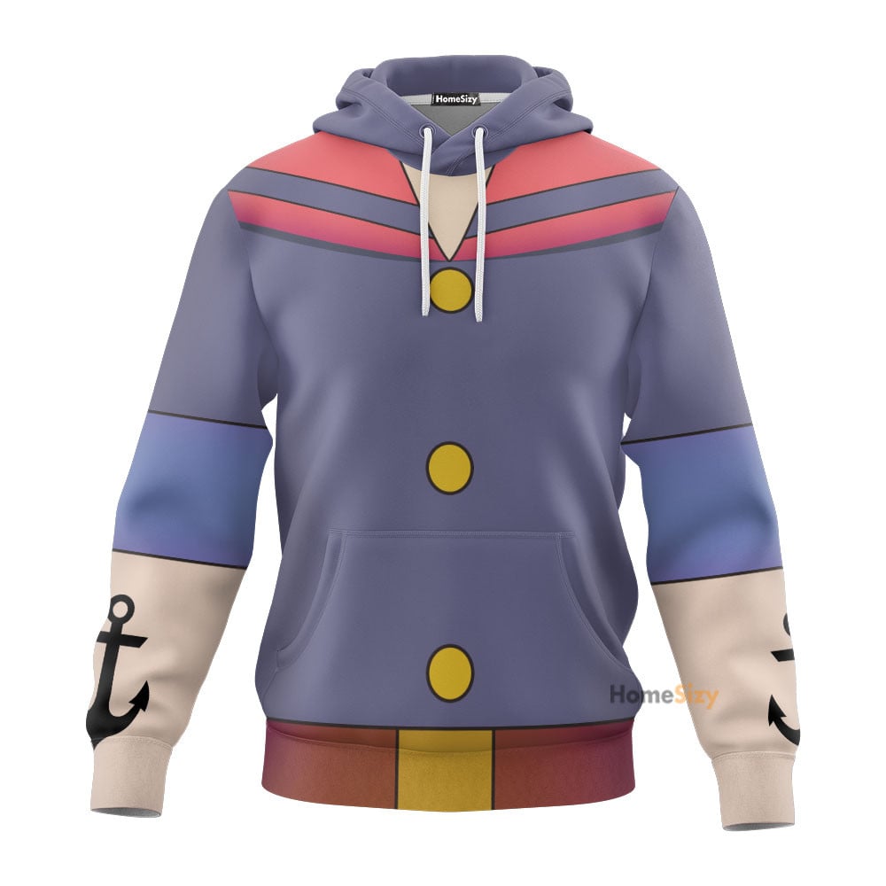 Popeye Custom Cosplay Costume Hoodie QT210598Hf