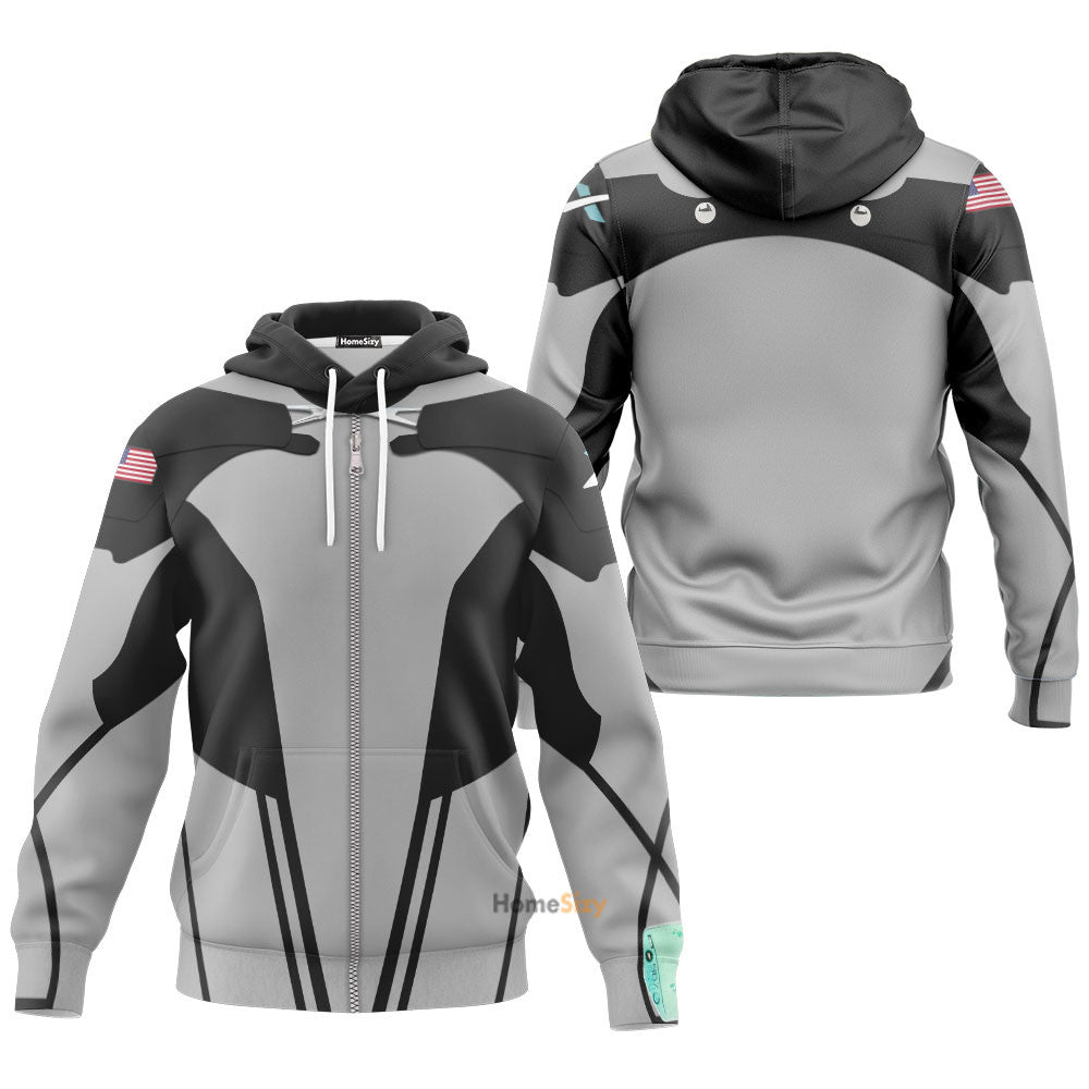 SpaceX Spacesuit Custom Cosplay Costume Hoodie QT210130Hg