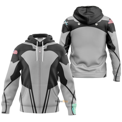 SpaceX Spacesuit Custom Cosplay Costume Hoodie QT210130Hg